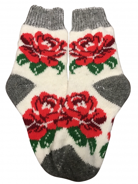 Kuschelsocken aus Schafwolle S42